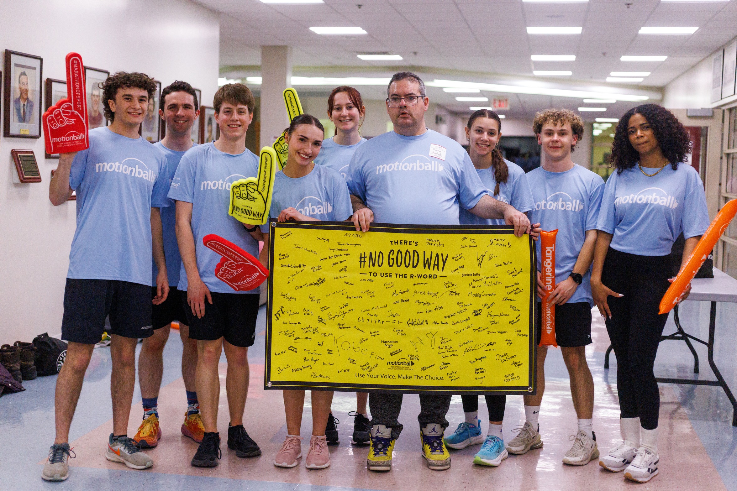 Huskies student-athletes raise record $27,000 for Special Olympics in annual MotionballU event