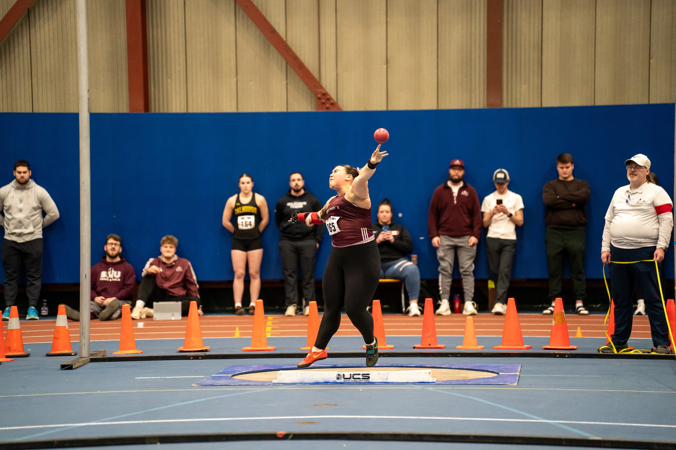 Huskies win six medals, break two school records on Day One of AUS Track & Field Championships