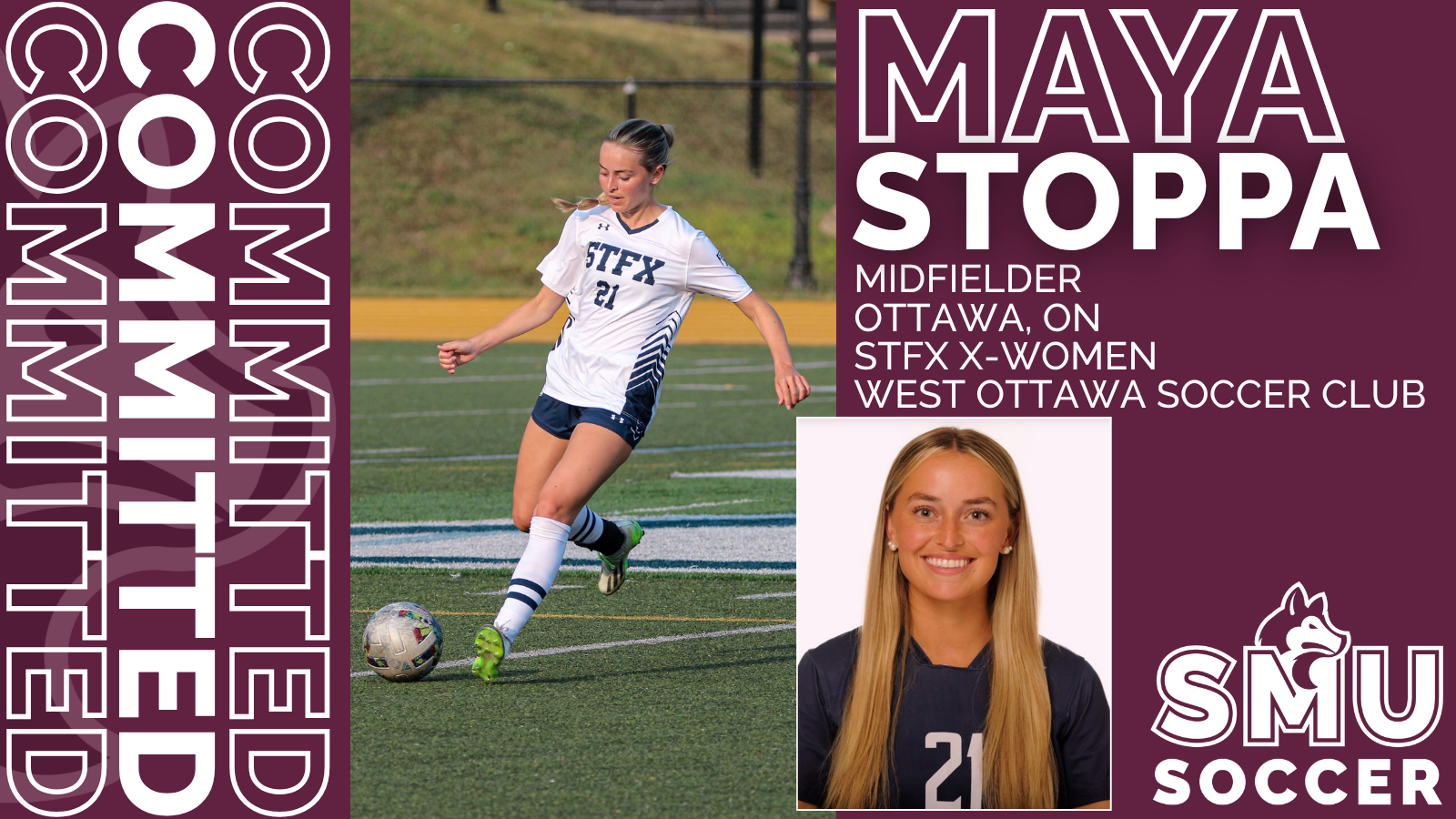 Huskies women’s soccer announce commitment of midfielder Maya Stoppa