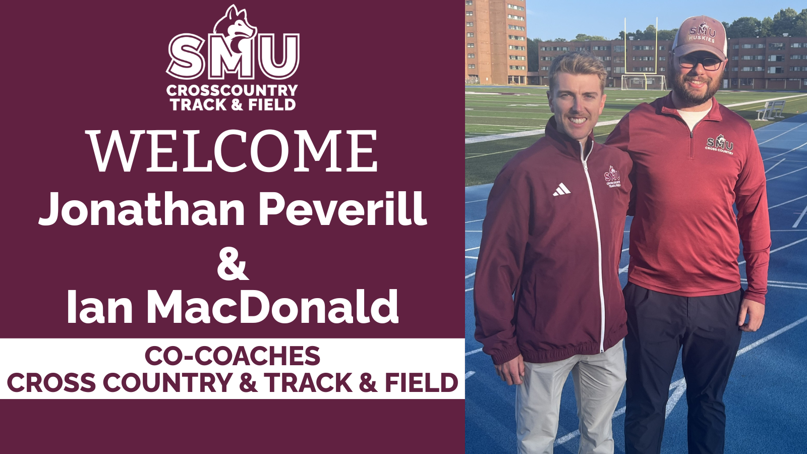 Saint Mary&rsquo;s Huskies announce Jonathan Peverill and Ian MacDonald as Cross Country and Track & Field co-coaches